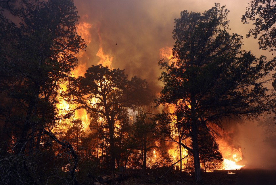 USA TEXAS WILDFIRES