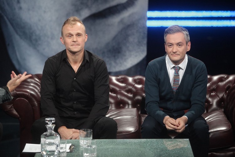 Robert Biedroń i Piotr Rogucki u Kuby Wojewódzkiego