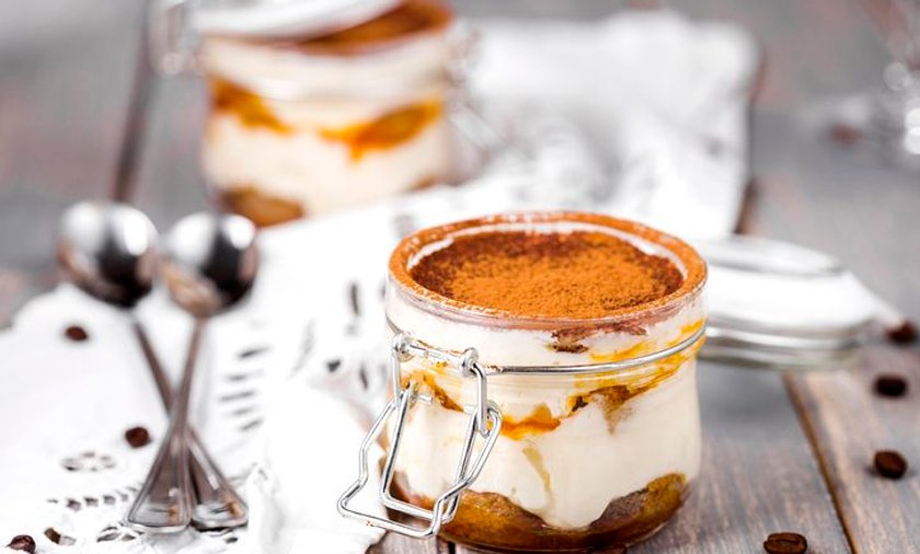 Kajmakowe tiramisu