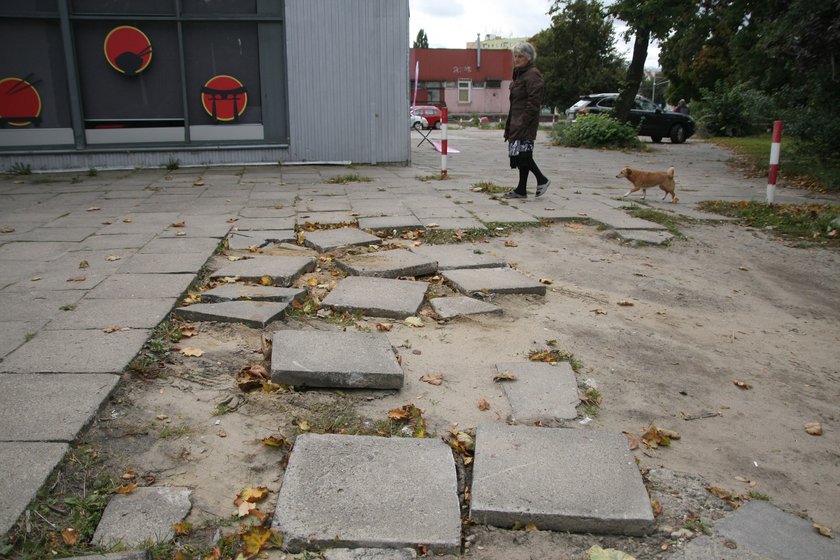 Chodnik ul. Krasickiego w Gdańsku