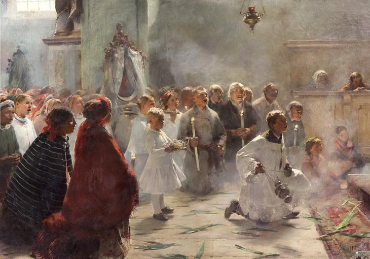 Zdzisław Piotr Jasiński, Niedziela Palmowa, 1891, własność prywatna
