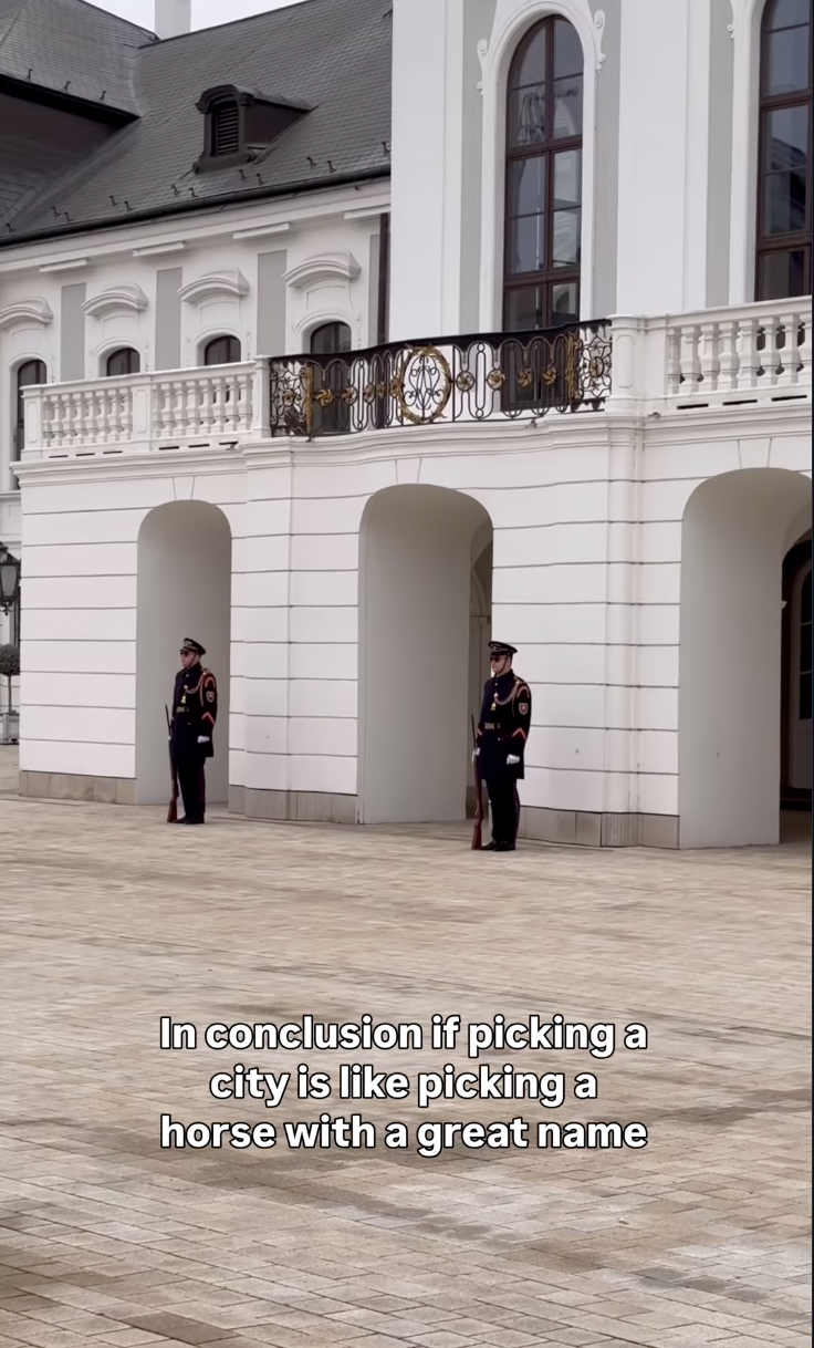 Austrálčan Tom Johnson navštíl Bratislavu. 