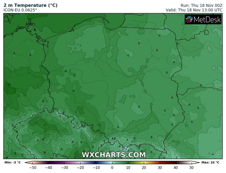 Temperatura będzie umiarkowanie wysoka