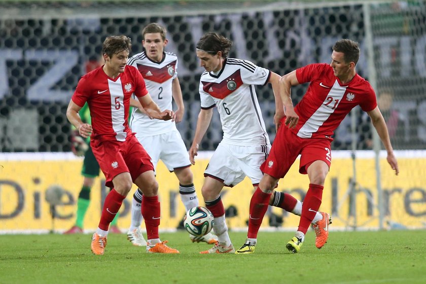 MIEDZYNARODOWY MECZ TOWARZYSKI: NIEMCY - POLSKA 0:0 --- INTERNATIONAL FRIENDLY FOOTBALL MATCH: GERMA