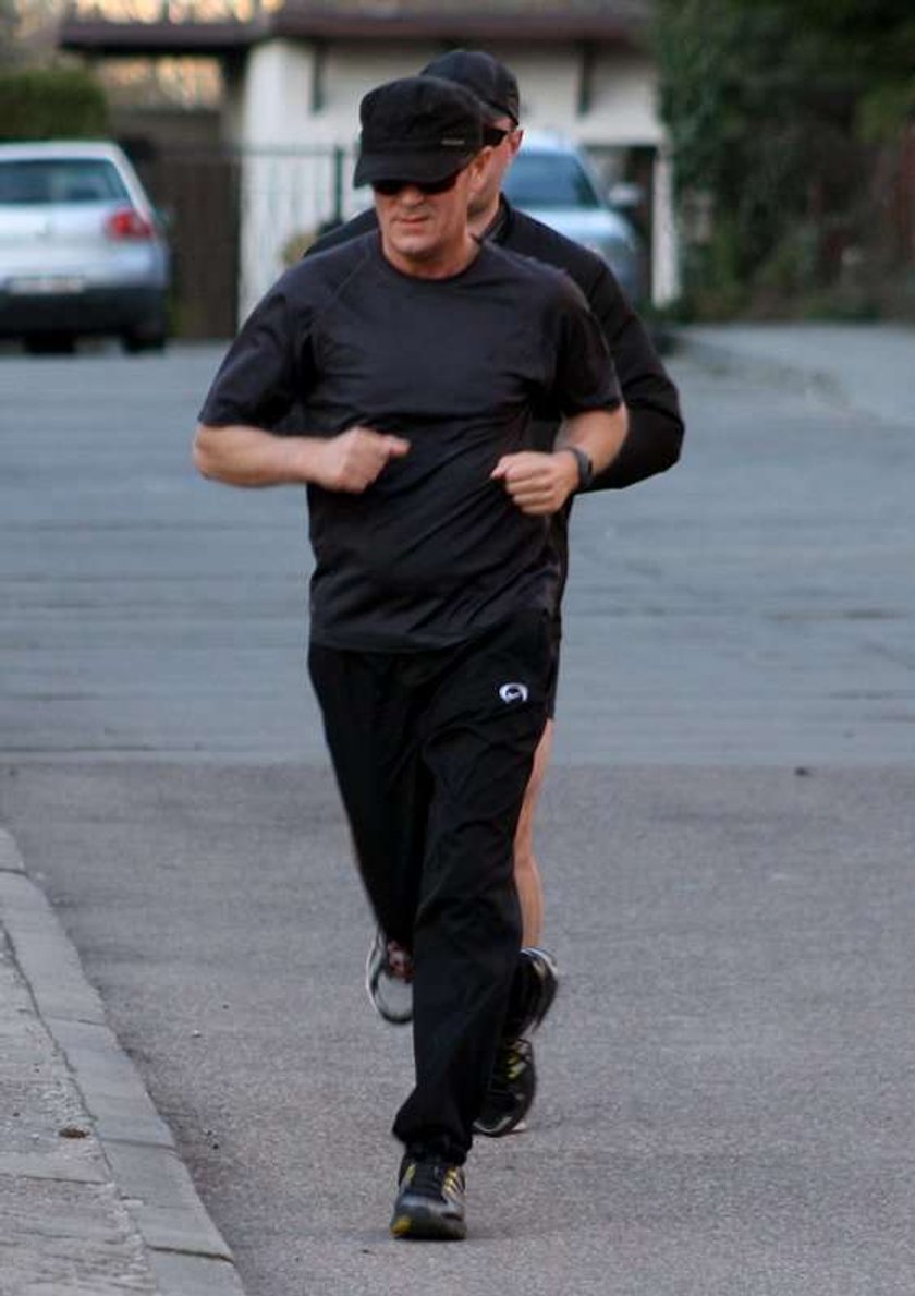 Donald Tusk, jogging