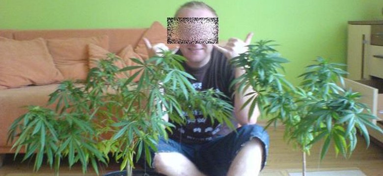 Zgubiło go zdjęcie z marihuaną