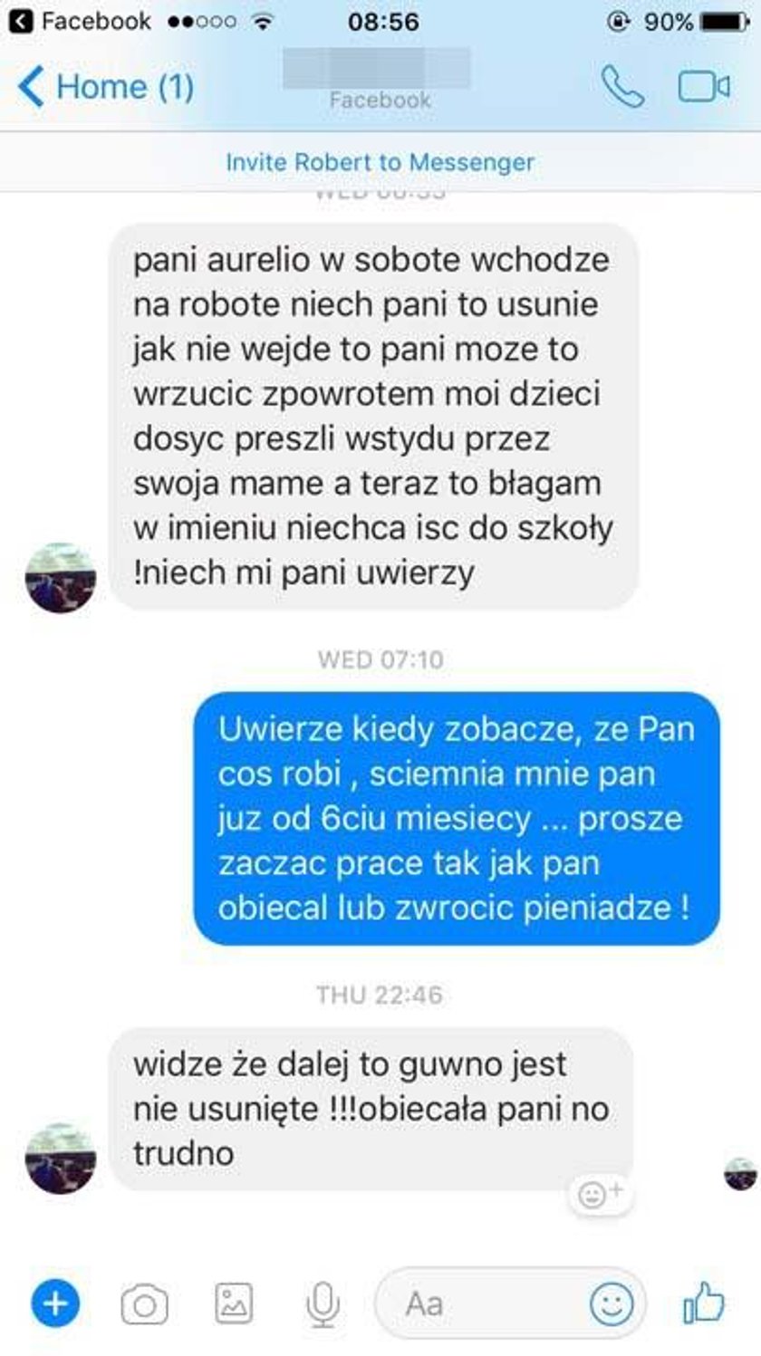 Oszust budowlany wziął zaliczkę i zniknął!