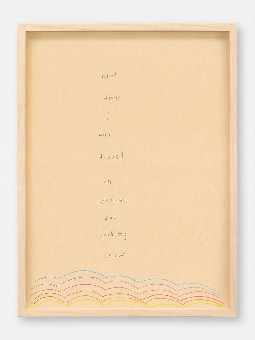 Die Serie «Lines Out to Silence» aus dem Jahr 2003 sind von ihm verfasste kurze Gedichte.