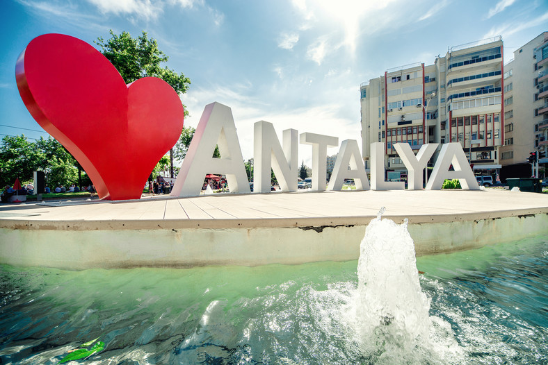 Fontanna w centrum miasta, Antalya