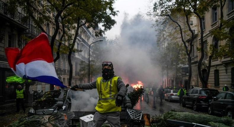 The 'yellow vest' protests started over high fuel taxes