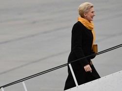 Gdyby nie figura, byłoby ciężko... Agata Duda w trudnej stylowej rozgrywce z prezydentową Litwy. FOTO