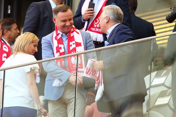 Andrzej Duda (z Aleksandrem Kwaśniewskim)