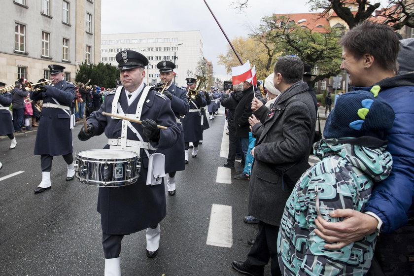 Katowice. Święto niepodległości 11 listopada 2017