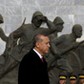 Presidential Palace handout photo shows Turkish President Erdogan attending a ceremony to mark the 1