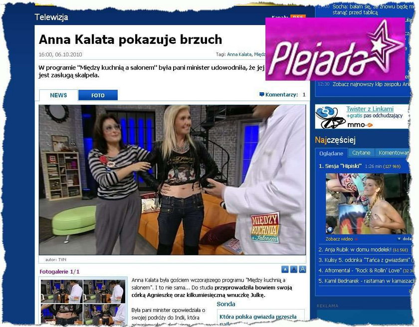 Anna Kalata pokazuje brzuch!