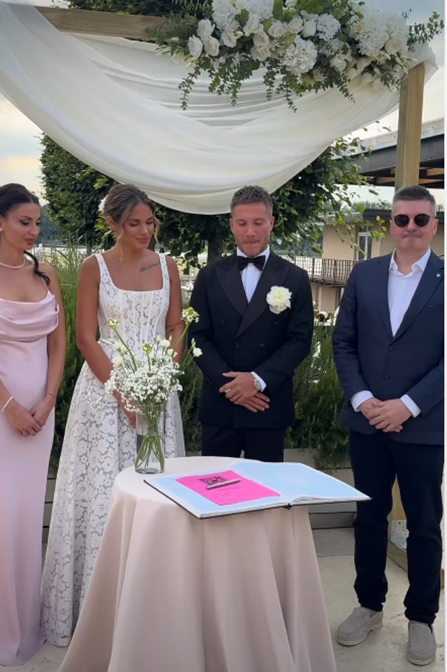 Venčanje Saše Kovačevića (Foto: Instagram/vencanice_mariage)