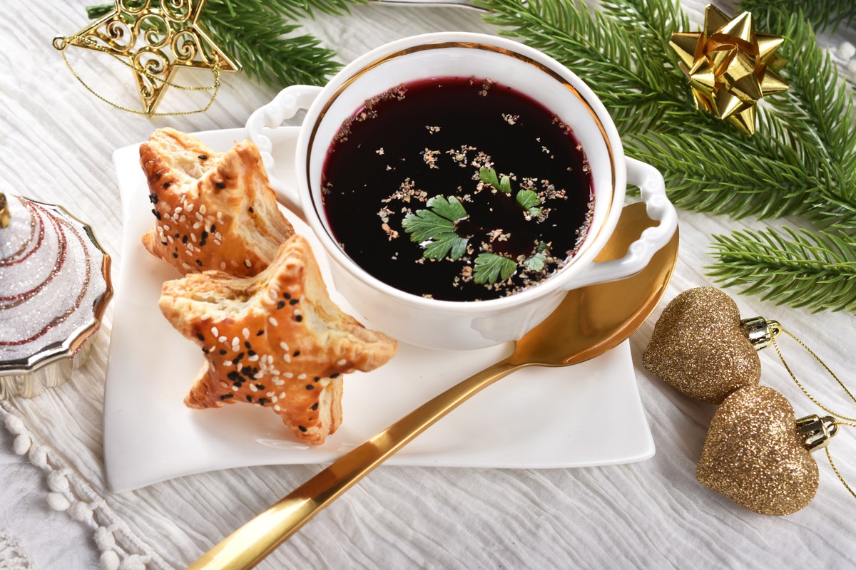 barszcz czerwony na Wigilię