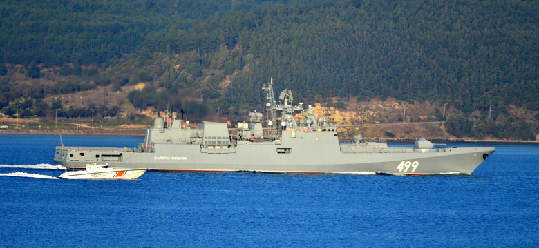 Atak dronów na Krym. Nieoficjalnie: następca krążownika Moskwa uszkodzony [NAGRANIA]