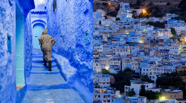 Chefchaouen a kék város.