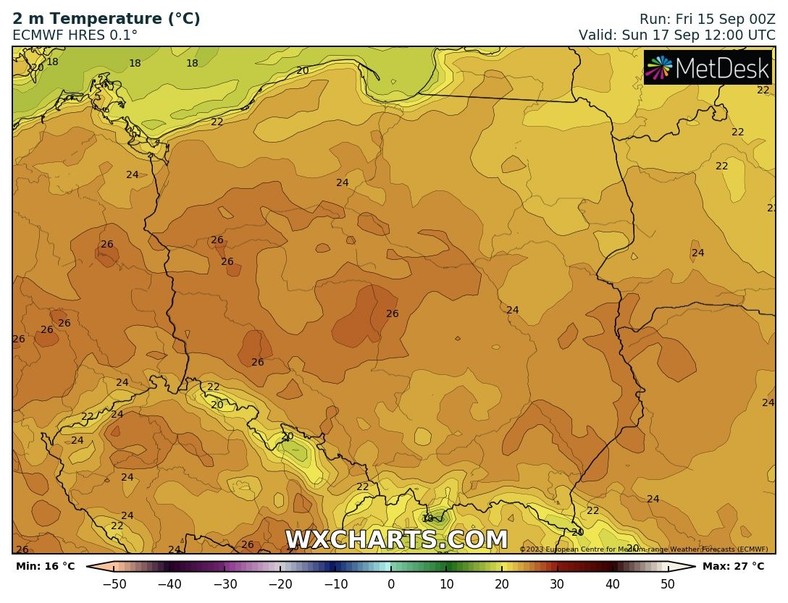 Temperatura zaczyna rosnąć. Jeszcze w tym tygodniu przekroczy 25 st. C.