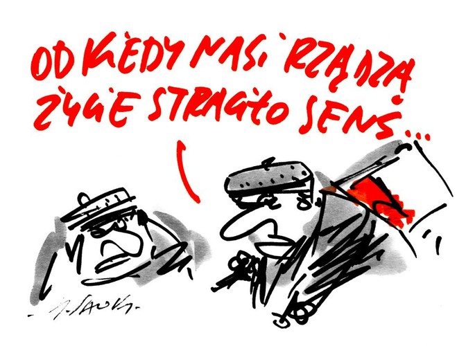 Dobra zmiana grubą kreską / Henryk Sawka