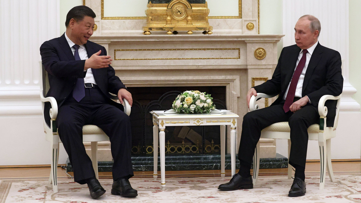 "Niezręczny moment" na spotkaniu Putina i Xi. Pieskow uspokajał dziennikarzy
