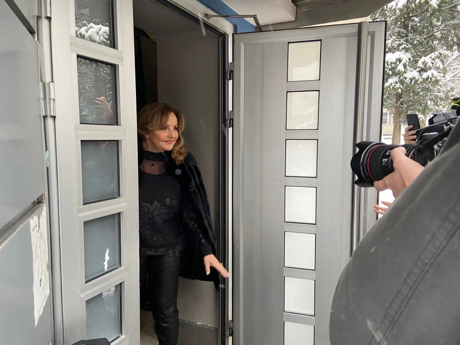 Ana Bekuta na snimanju "Zvezda Granda" prvi put posle Mrkine smrti