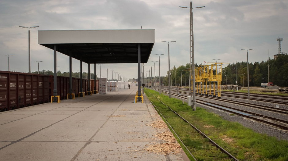 Wiata nad rampą rozładunkową [fot. Podlaski Urząd Wojewódzki]