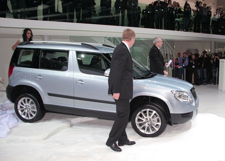 Genewa 2009: Škoda Yeti – nowy SUV z nowym silnikiem 1,2 TSI (77 kW/105 KM)