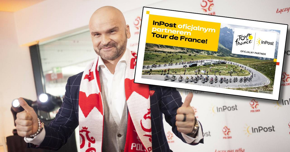 InPost est le partenaire officiel du Tour de France.  Le propriétaire d’un distributeur de colis espère renforcer sa marque en France