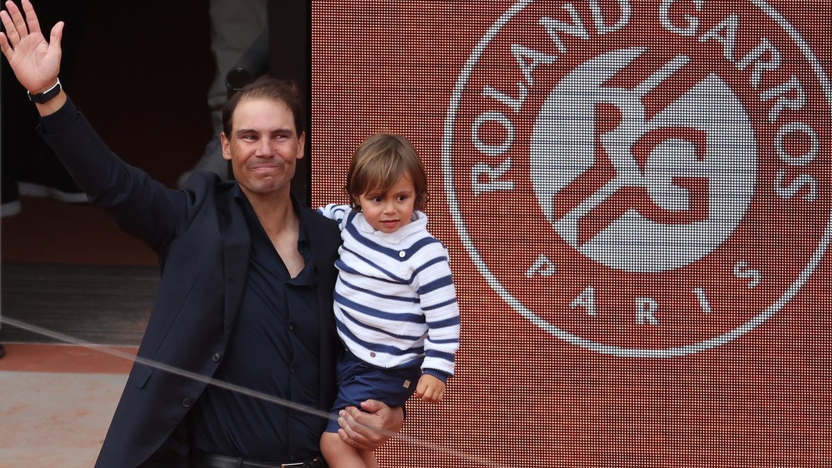 Rafael Nadal sa starijim sinom