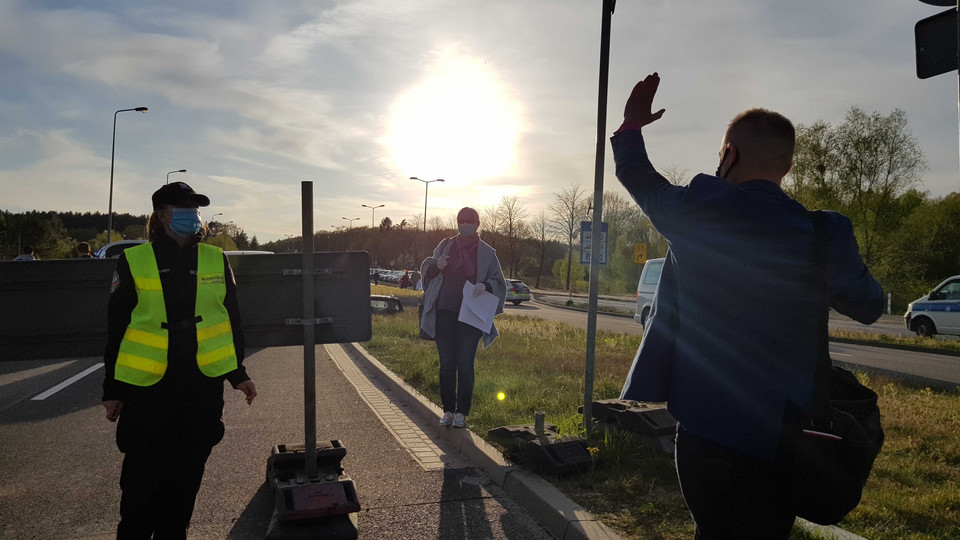 Koronawirus zamknął granice. Protest na polsko-niemieckich przejściach