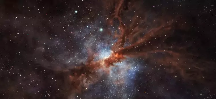 Największa galaktyka odkryta przez astronomów. Jest długa na pięć megaparseków
