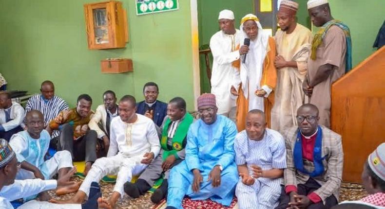 Pastors join Bawumia, other Muslims to worship in mosque