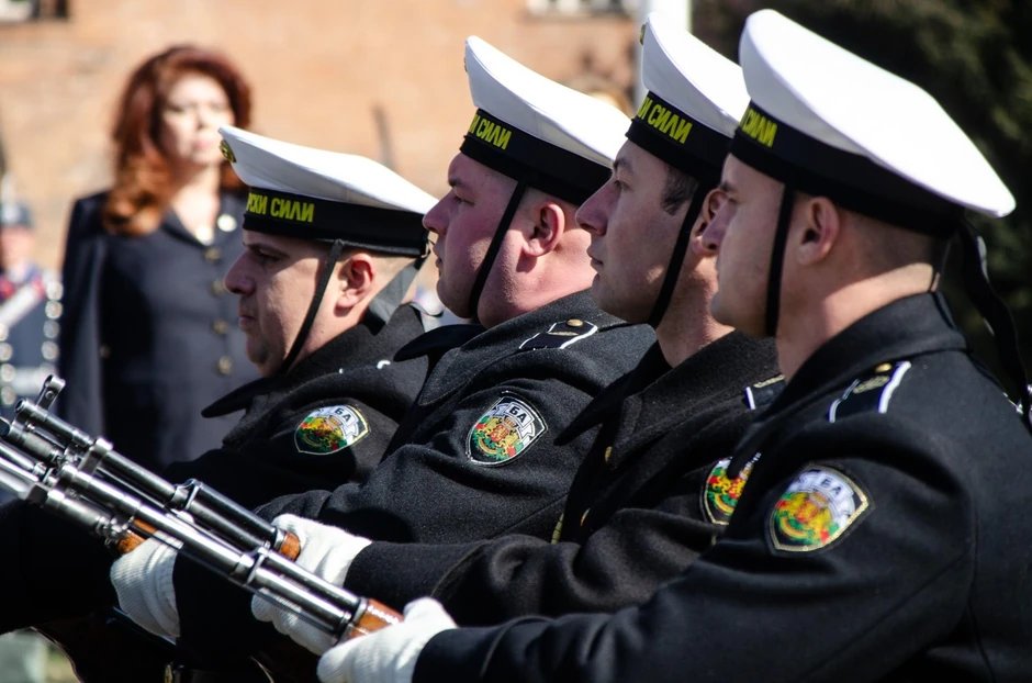 Ilijana Jotova na vojnoj paradi u Sofiji 3. marta 2021.