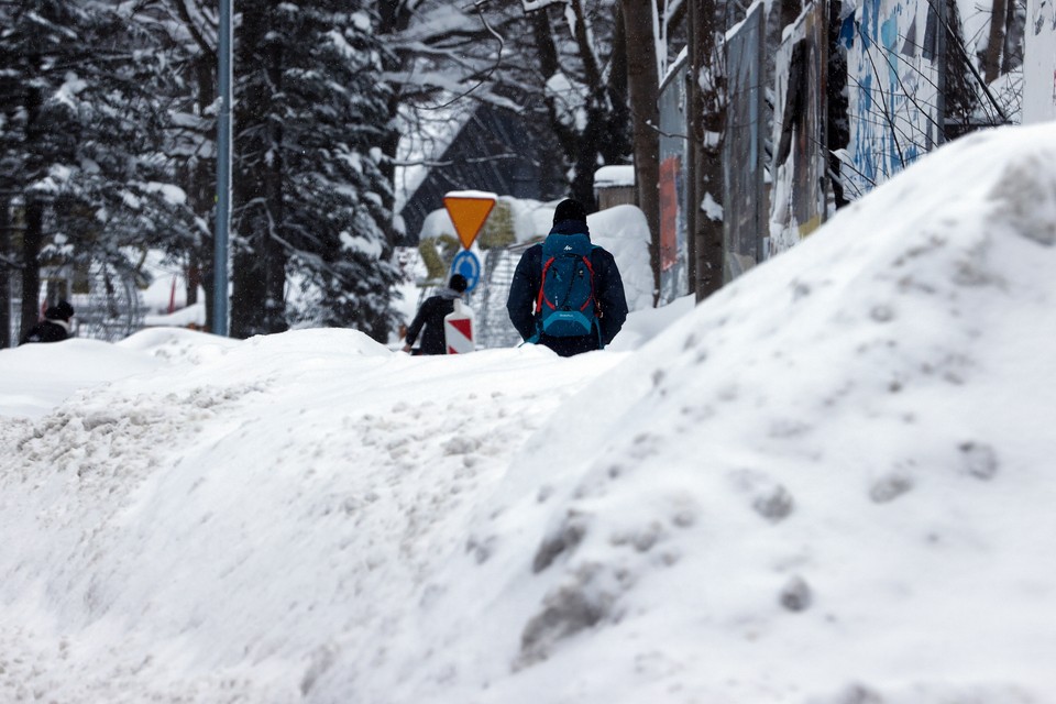 Zakopane pokryte śniegiem