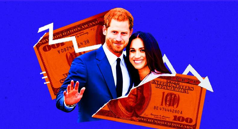 Prince Harry and Meghan Markle are really famous, but that doesn't mean they're good at business.Eddie Mulholland/Pool via AP; Alyssa Powell/BI