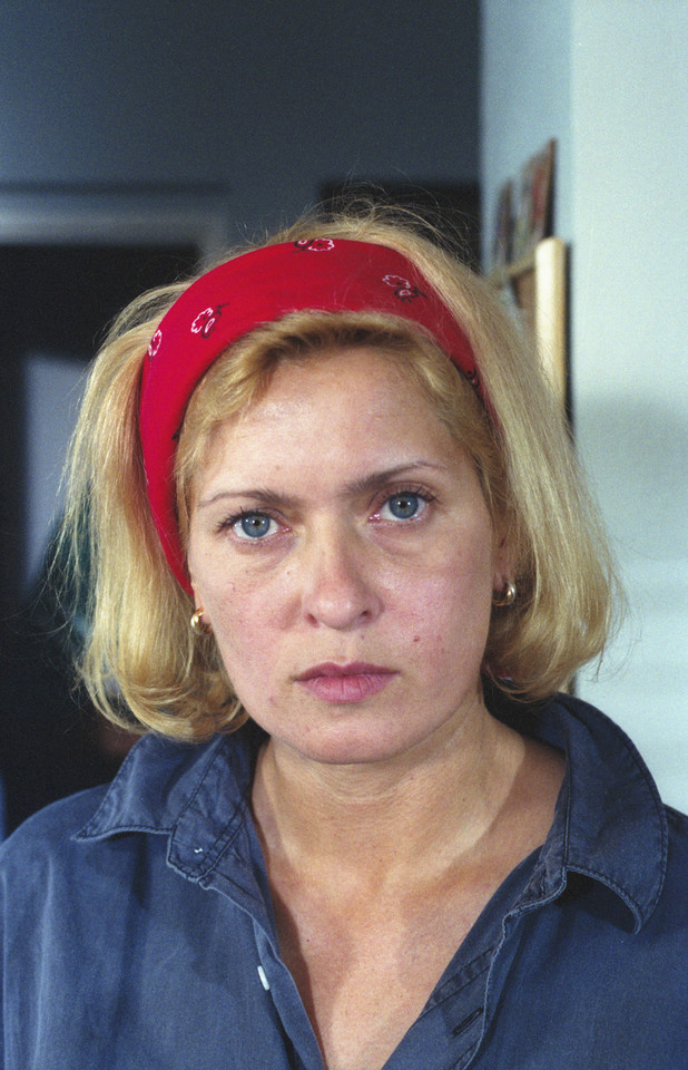 Ewa Kasprzyk w filmie "Komedia małżeńska" w 1993 r.
