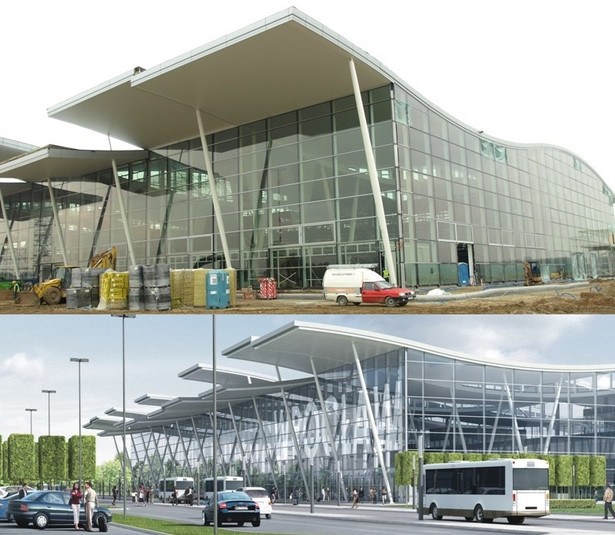 Terminal pasażerski we Wrocławiu - porównanie