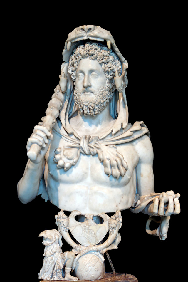 Kommodus w stroju Herkulesa