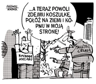 Jesteś piłkarskim kibicem, na ulicy strzeż się celnika