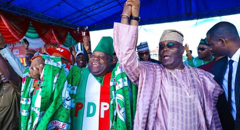 The former Vice-President of Nigeria, Atiku Abubakar, has described Senator Ademola Adeleke's victory at the election tribunal in Abuja, as good tidings for his party, the People's Democratic Party.