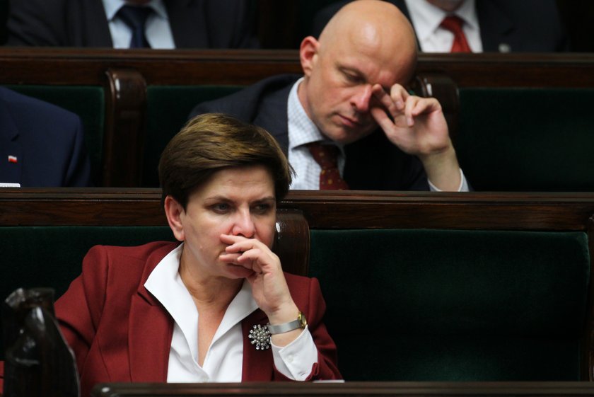 Beata Szydło i Paweł Szałamacha