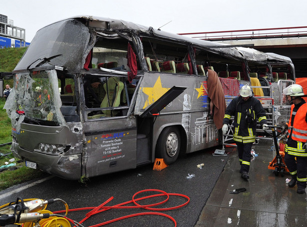 Niemka odpowie za wypadek polskiego autokaru