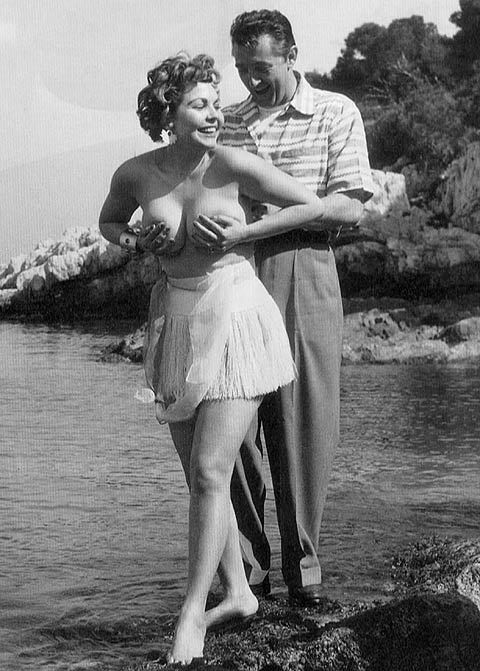 Simone Sylva i Robert Mitchum