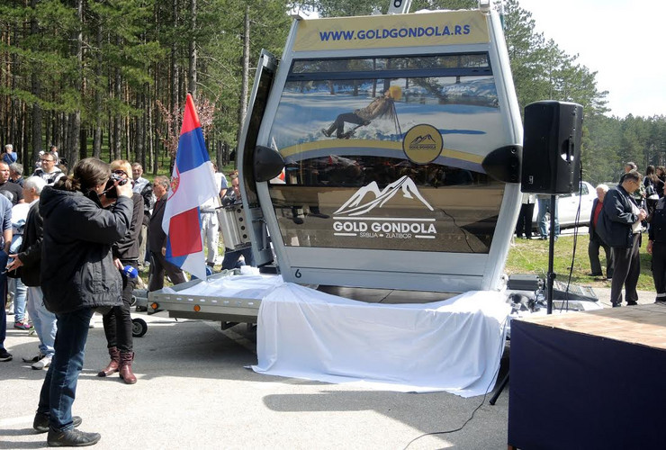 Najduža na svetu: Jedna od 55 kabina gondole koja će spojiti Zlatibor sa Tornikom