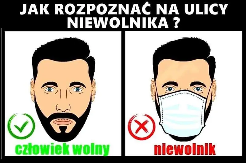 Mem z forum &quot;Nie wierzę w koronawirusa&quot;