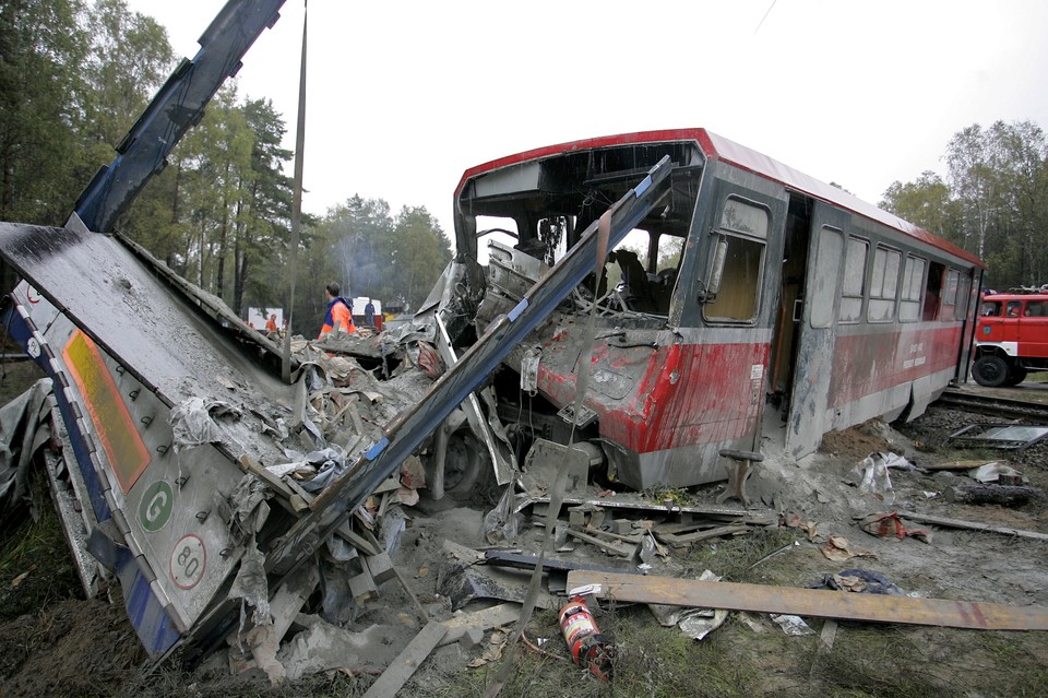 LIPUSZ SZYNOBUS TIR WYPADEK ŚMIERTELNY