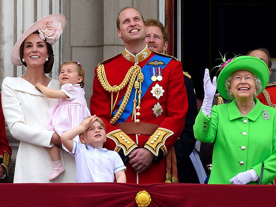 The Cambridges and the Queen.