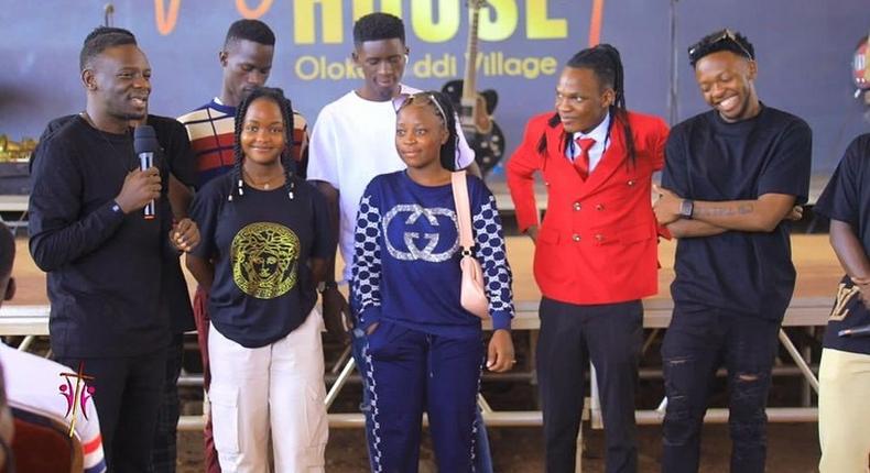 Pastor Wilson Bugembe welcomed the Tuli Bulala entertainment group to his church